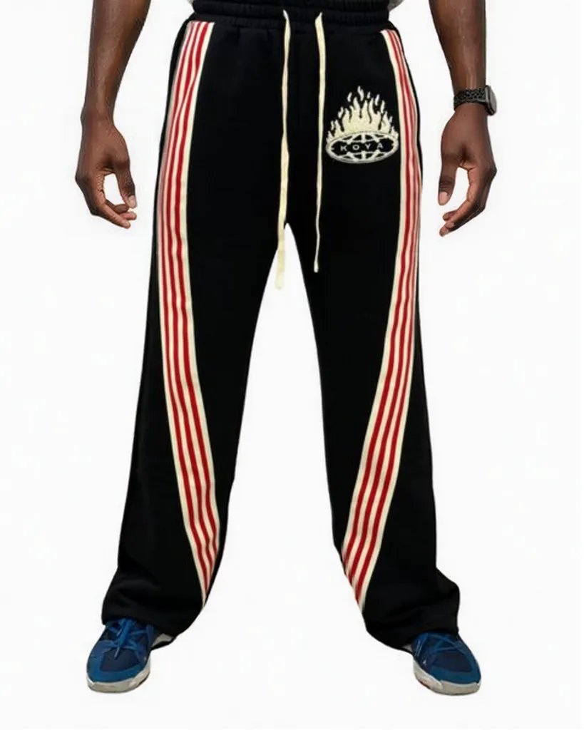 Stripped Sweatpant KSP04